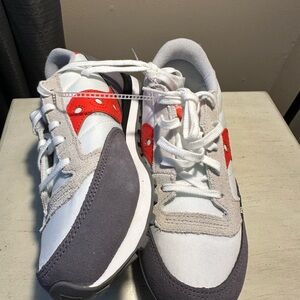 Saucony Jazz Kids Sneakers - White and Orange